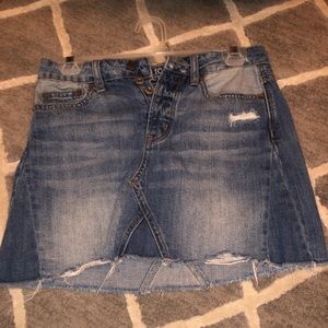 Jean Mini Skirt